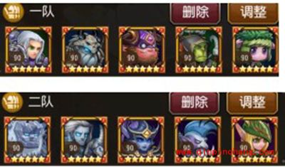 刀塔传奇公会战:奶妈阵容推荐