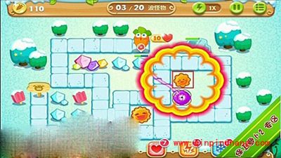 保卫萝卜2极地主题第11关图文攻略