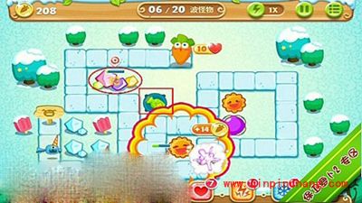 保卫萝卜2极地主题第11关图文攻略