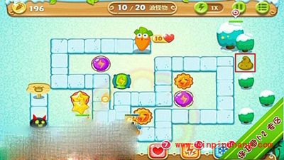 保卫萝卜2极地主题第11关图文攻略