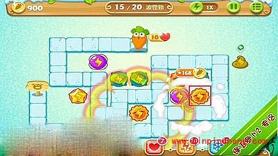 保卫萝卜2极地主题第11关图文攻略