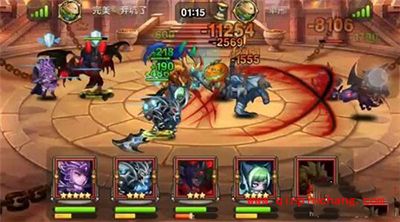 刀塔传奇手游三星血魔诸王争霸实测