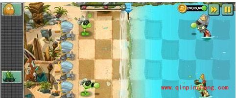 植物大战僵尸2海滩世界第五天通关攻略