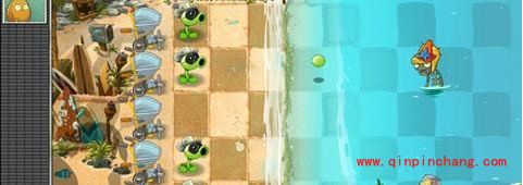 植物大战僵尸2海滩世界第五天通关攻略