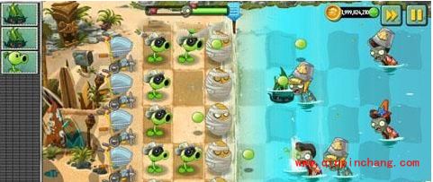 植物大战僵尸2海滩世界第五天通关攻略