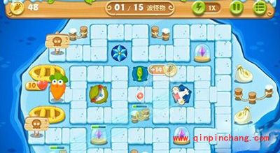 保卫萝卜2冰岛主题125关通关攻略