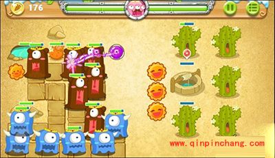 保卫萝卜2沙漠主题第77关图文攻略