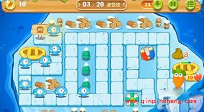 保卫萝卜2冰岛主题123关通关攻略