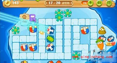 保卫萝卜2冰岛主题123关通关攻略