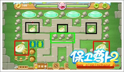 保卫萝卜2地下庄园主题D08关全清攻略
