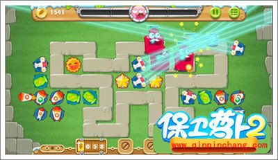 保卫萝卜2地下庄园主题D08关全清攻略