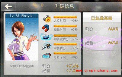 天天飞车角色简介：吸金能手BirdyK