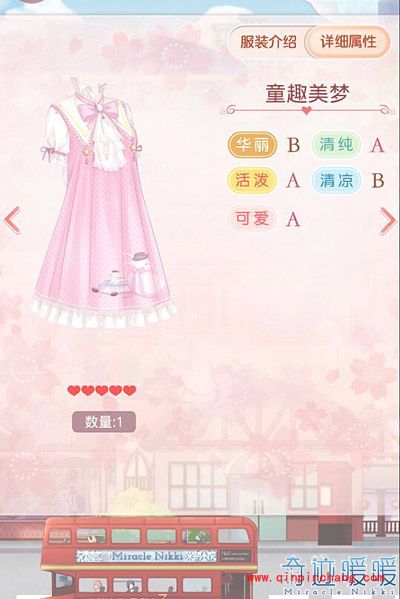 奇迹暖暖五心服装与饰品的使用技巧