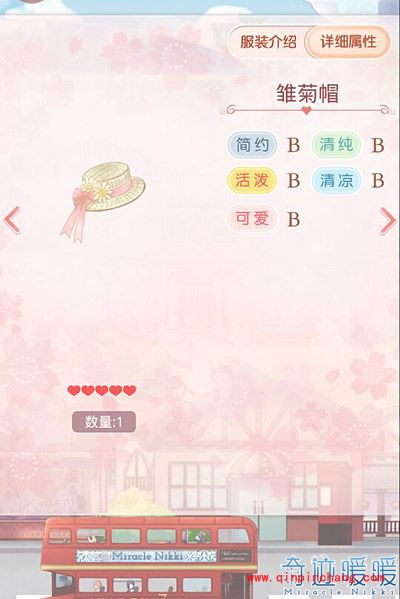 奇迹暖暖五心服装与饰品的使用技巧