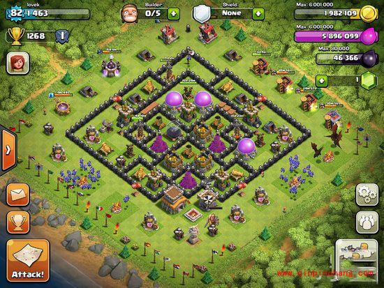 部落战争八本完美阵法一览