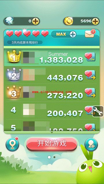 分享用烧饼修改器刷《天天爱消除》百万高分的妙招