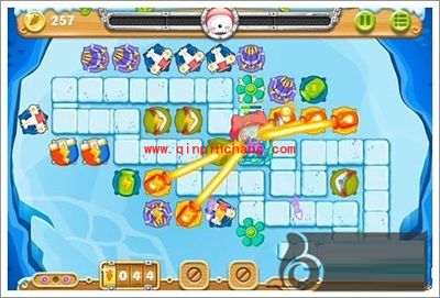 保卫萝卜2浮冰主题第105关通关攻略