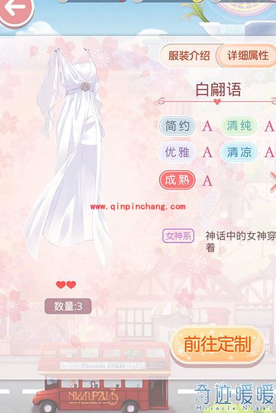 奇迹暖暖女神主题服装搭配方法推荐