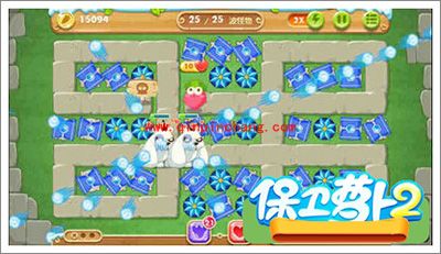 保卫萝卜2地下庄园主题D10关全清攻略