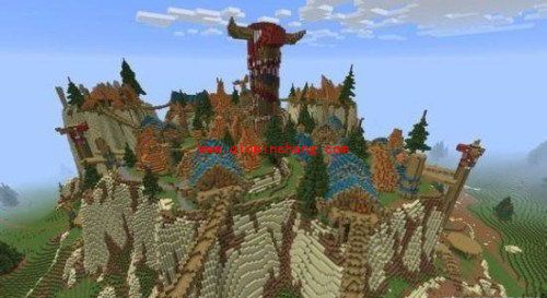 我的世界之魔兽世界场景图