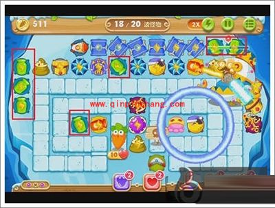 保卫萝卜2第115关通关技巧