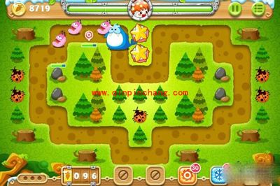 保卫萝卜2第28关炮塔布阵图