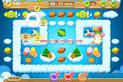 保卫萝卜2第54关的通关图文详解