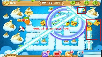 保卫萝卜2第51关通关图文秘籍