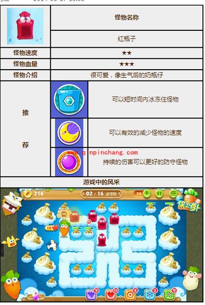 保卫萝卜2怪物攻略之红瓶子