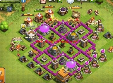 部落战争6本最强力的布局图分享