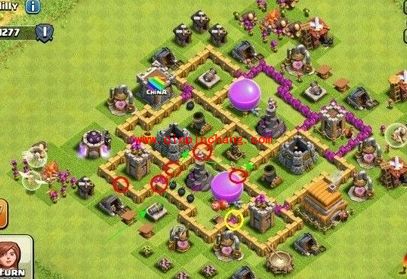 部落战争6本最强力的布局图分享