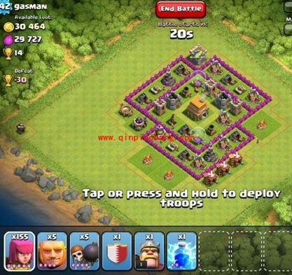 部落战争6本最强力的布局图分享