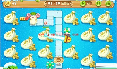 保卫萝卜2雪地主题第83关通关秘籍