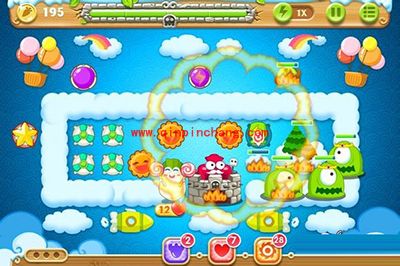 保卫萝卜2第55关炮塔布阵图