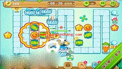 保卫萝卜2极地第15关通关攻略