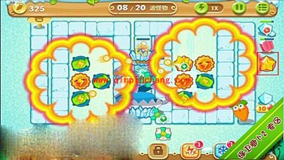 保卫萝卜2极地第15关通关攻略