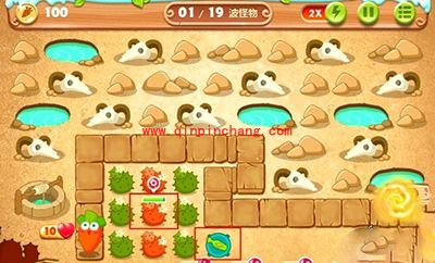 保卫萝卜2第78关布局图攻略