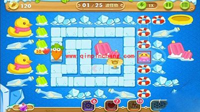 保卫萝卜2第47关金萝卜攻略