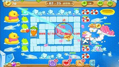 保卫萝卜2第47关金萝卜攻略