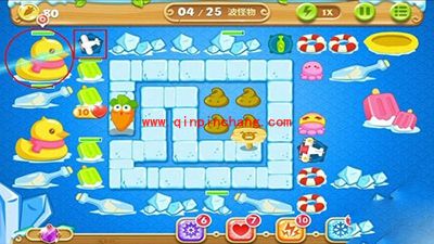 保卫萝卜2第47关金萝卜攻略