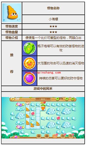 保卫萝卜2怪物图鉴之小海螺