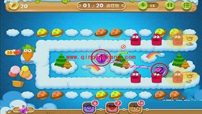 保卫萝卜2第53关全清攻略