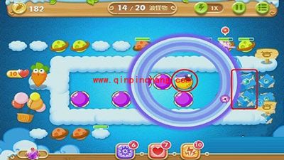 保卫萝卜2第53关全清攻略