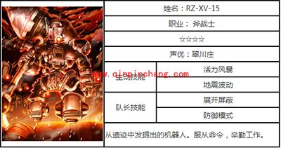 白猫计划RZ-XV-15属性解析