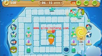 保卫萝卜2冰岛主题120关通关攻略