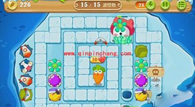 保卫萝卜2冰岛主题120关通关攻略