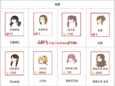 暖暖环游世界常用发型图鉴大全