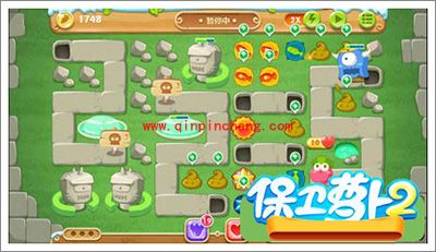 保卫萝卜2地下庄园主题D20关通关攻略