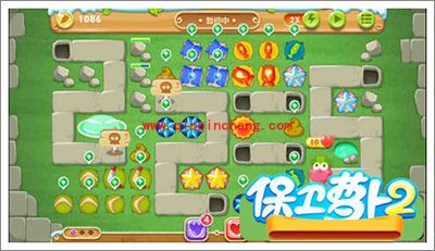 保卫萝卜2地下庄园主题D20关通关攻略