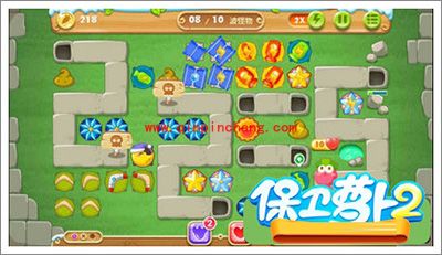 保卫萝卜2地下庄园主题D20关通关攻略